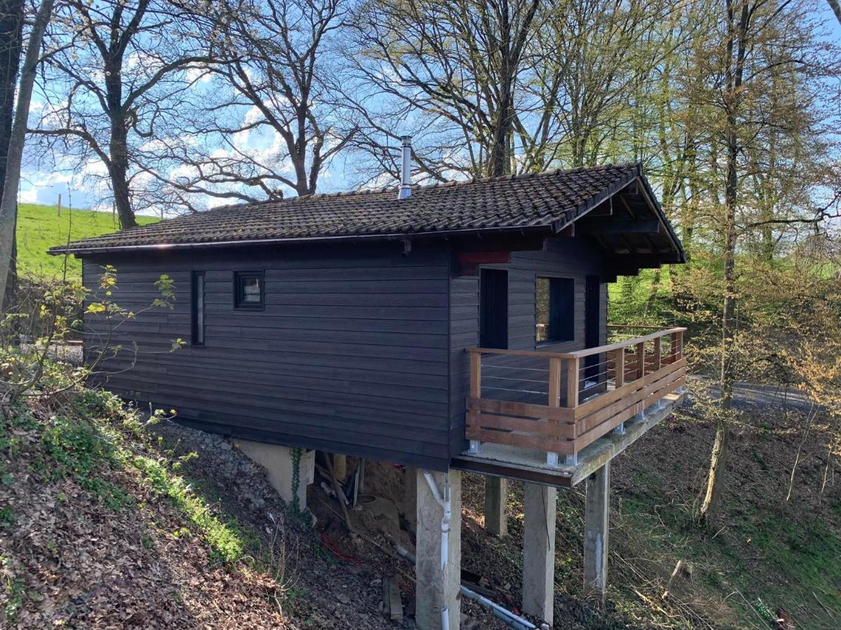 Gites Douillets : Chalet Sur Pilotis Houyet Exterior foto